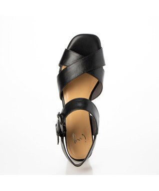 ing <ing>【WEB限定】ストラップクロスサンダル ブラック