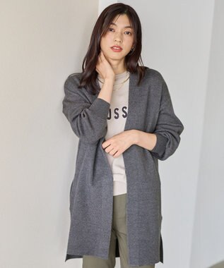 ANY トッパーニットカーデガン グレー