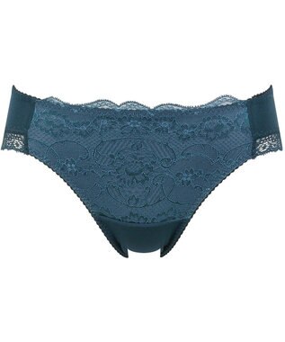 Wing ショーツ 【マッチミーブラ　ノンワイヤー】 KB2071とペア やさしいフィット感 はきこみ丈あさめ KF2871 ウイング／ワコール グレイッシュブルー