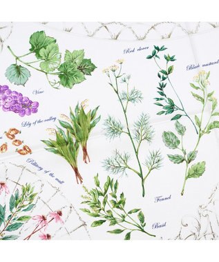 Marca ＜春の新色！＞【伝統横濱スカーフ】ハーブガーデン 大判 シルクツイル スカーフ イエロー