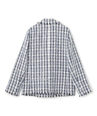 BEIGE， BERYL / ファンシーツイードダブルジャケット Navy Mix