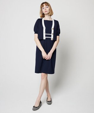 TOCCA 【UVカット＆洗える！】LILY ドレス ネイビー系