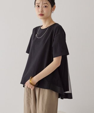 AMERICAN HOLIC バックチュールレイヤードカットプルオーバー Black