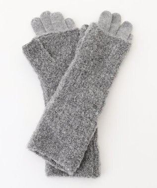 ICB 【アームウォーマー付き 】3WAY ニットグローブ ライトグレー