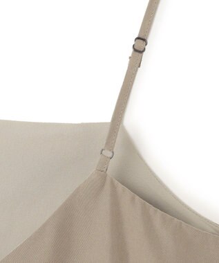 UNFILO L フィブリル キャミワンピース ベージュ