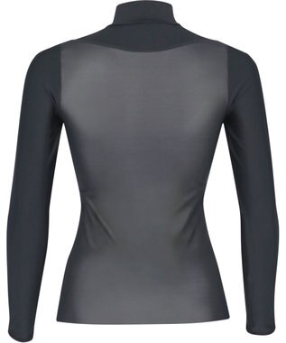 CW-X 【WOMEN】 CW-X シアートップス メッシュ素材(本体) 屋外スポーツ テニス ゴルフ インナー 長袖 ハイネック レディース CHY069 /ワコール ブラック