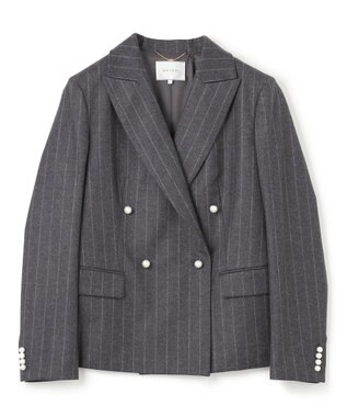 BEIGE， MARCEAU / パールジャケット C.Gray × White Line