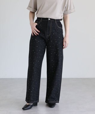 Green Parks ・ＥＬＥＮＣＡＲＥ　ＤＵＥ　ラインストーンデニム