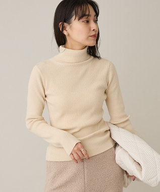 CRAFT STANDARD BOUTIQUE リブタートルニットプルオーバー