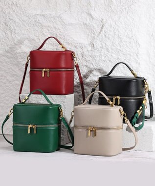 style code 【VerdeVari/ヴェルデヴァリ】バニティバッグ レッド