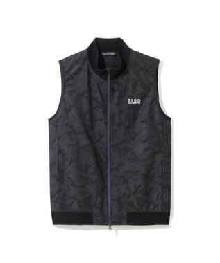 ZERO HALLIBURTON クールドッツ カモフラージュ ベスト ZHG-A4S10B 82823 ゴルフウェア ネイビー