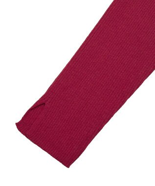 earth music&ecology 【イージーケア】【洗濯機洗い可】レンチング(TM)エコヴェロ(TM)(リブタートル) Red