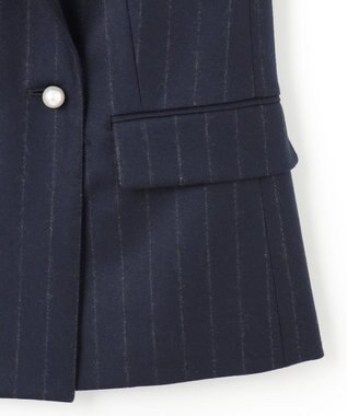 BEIGE， MARCEAU / パールジャケット Navy × White Line