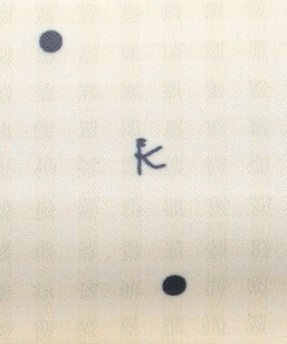 組曲 KIDS gingham K heart エプロン ベージュ系5