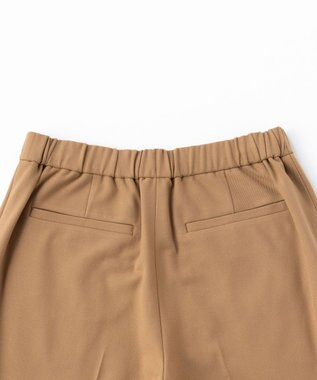 UNFILO 裏起毛テーパードパンツ キャメル