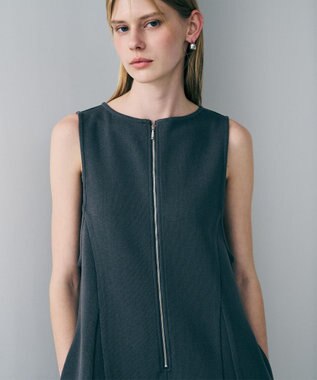 uncrave スムースニット オールインワン スレート