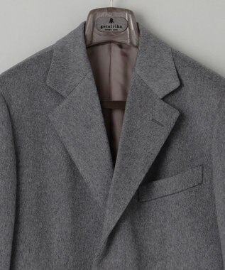 GOTAIRIKU 【MTRピュアカシミヤ】シングルブレストチェスターフィールドコート グレー系
