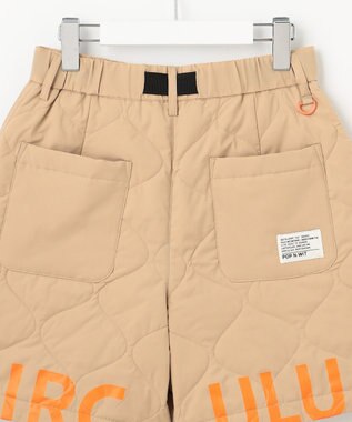 PW CIRCULUS 【WOMEN】ひょうたんキルティング中綿ショートパンツ ベージュ系