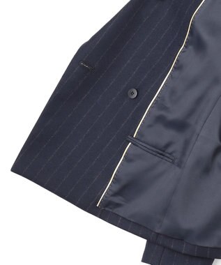 BEIGE， MARCEAU / パールジャケット Navy × White Line