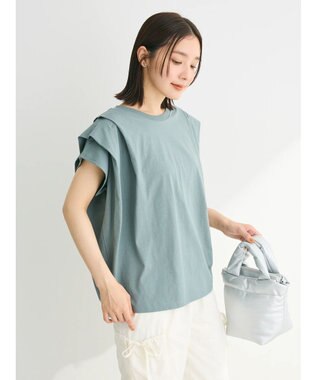Green Parks ・ＳＵＧＡＲ　ＳＰＯＯＮ【ＣＯＯＬ】ショルダータックＴＥＥ Green