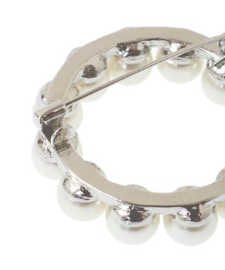 AMERICAN HOLIC パールモチーフブローチ Silver