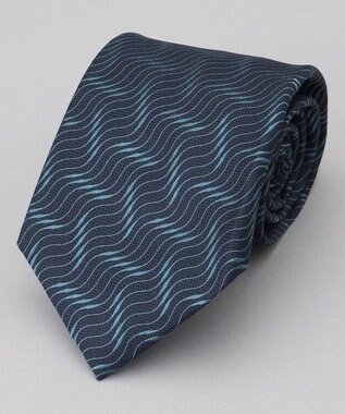 GOTAIRIKU GOTAIRIKU別注【MANTERO/マンテロ】ネクタイ_ウェイブ ネイビー系4