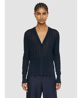 JOSEPH 【洗える】クリスピーレーヨン　カーディガン Navy