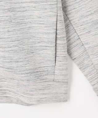 JOSEPH ABBOUD MOUNTAIN 【軽量/ソフト】ソフトダンボールニットジップパーカー ライトグレー系