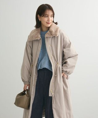 Green Parks ・ＥＬＥＮＣＡＲＥ　ＤＵＥ　中綿モッズコート Beige