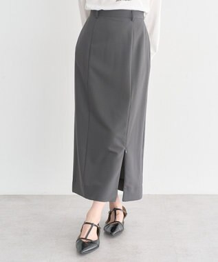 earth music&ecology ジップスリットＩラインスカート