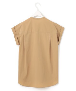 ICB 【接触冷感・UVカット・撥水・洗える】 プルーフ4WAYタフタ ブラウス コルク系