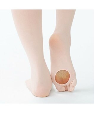 Chacott レディース プロタイツ（5本指・穴あき） ロイヤルピンク