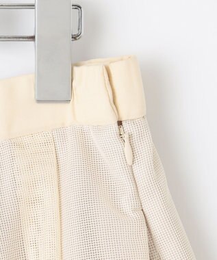 自由区 【Premium Collection】フラワーエンブロイダリーチュール  スカート ベージュ系