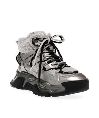 STEVE MADDEN KABOOM スノーハイカットスニーカー シルバー