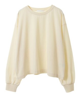 Green Parks ＳＥＴ２点　チュールベスト＋ロンＴＥＥ Ecru