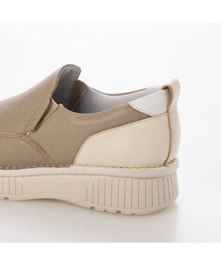 ing <ing>【サスティナブル】厚底スリッポンスニーカー オークコンビ