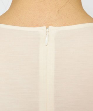 uncrave 【手洗い可】シアー ブラウス（uncrave WHITE） エクリュ