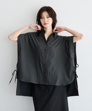 YECCA VECCA マルチwayオーバーシャツ Dark Gray