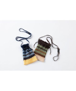 TRICOTE 【サステナブル】enショルダーバッグ 39NAVY