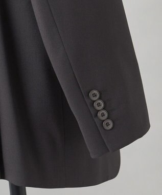 GOTAIRIKU リクルート/フレッシャー/成人式にもおすすめ【しわになりにくい/ストレッチ】ストレッチギャバジン スーツ_ブラック ブラック系