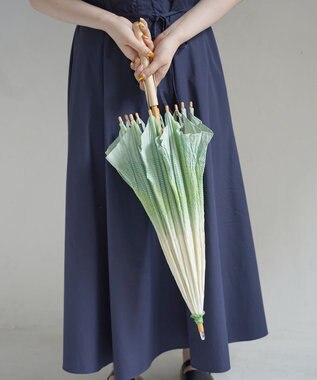 槇田商店 菜-sai- はくさい　日傘 緑