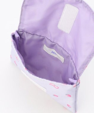 ANY KIDS 【Strawberry Collection】いちご総柄移動ポケット ラベンダー
