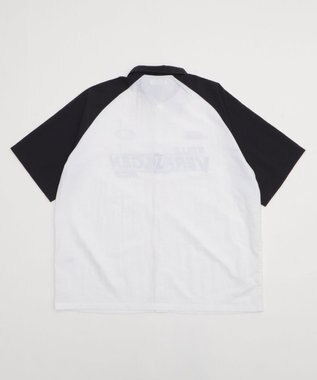 WEGO 【ユニセックス着用ITEM】ラグラングラフィックシャツ（SS） ブラックその他