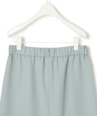 ICB 【WEB限定カラーあり・洗える】 FluidBackSatin スカート ジェイドグレー系