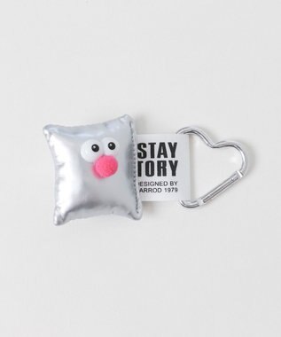 WEGO スクエアモンスターキーホルダー シルバー