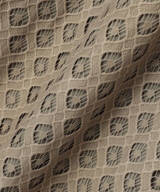 自由区 【SHIHOさん着用・こだわり素材】パネルレース スカート カーキ