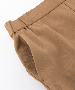 UNFILO 裏起毛テーパードパンツ キャメル