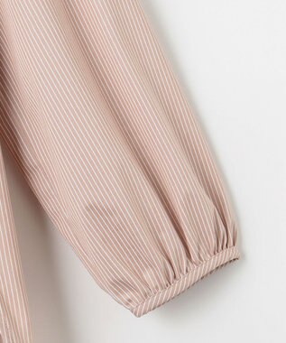 J.PRESS LADIES S 【WEB限定カラーあり・洗える・イージーケア】 アーネストストライプ スリットネック カットソー ピンク系1