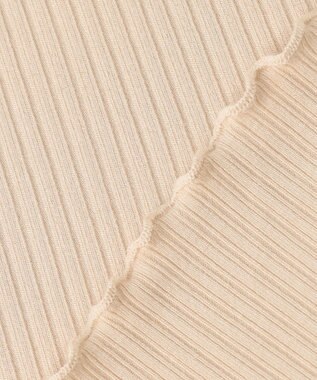 組曲 KIDS 【110-140cm】リブ襟 トップス ベージュ系