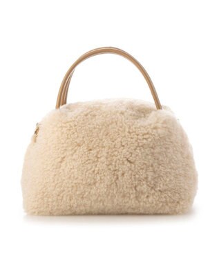 UNBILLION カシュカシュ cachecache / ボアボックスミニトートバッグ アイボリー